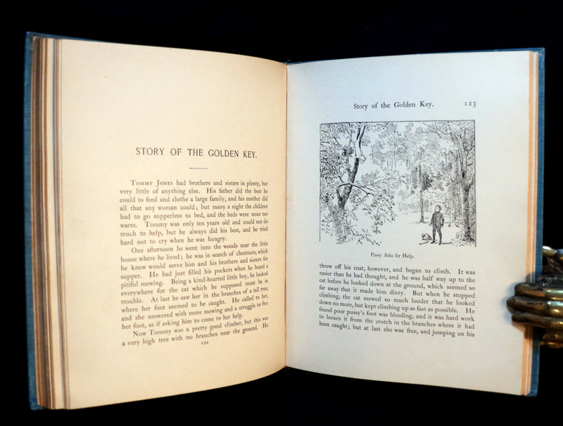 1890 Scarce First Edition Book - Return of the Fairies by Charles J. Bellamy Illustrated by Charles W. Reed.