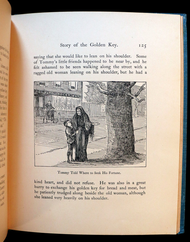 1890 Scarce First Edition Book - Return of the Fairies by Charles J. Bellamy Illustrated by Charles W. Reed.