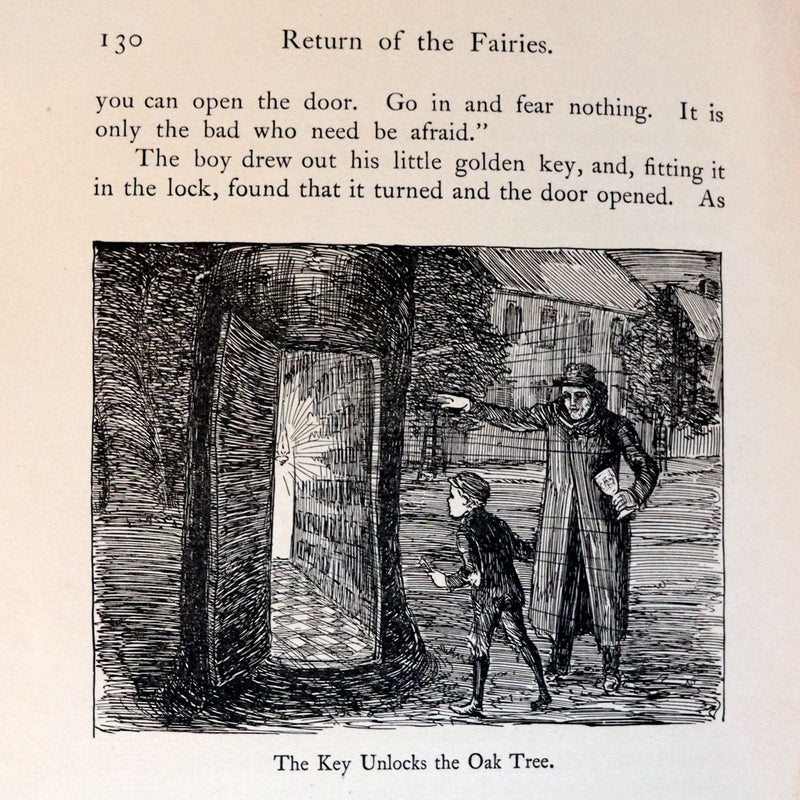 1890 Scarce First Edition Book - Return of the Fairies by Charles J. Bellamy Illustrated by Charles W. Reed.