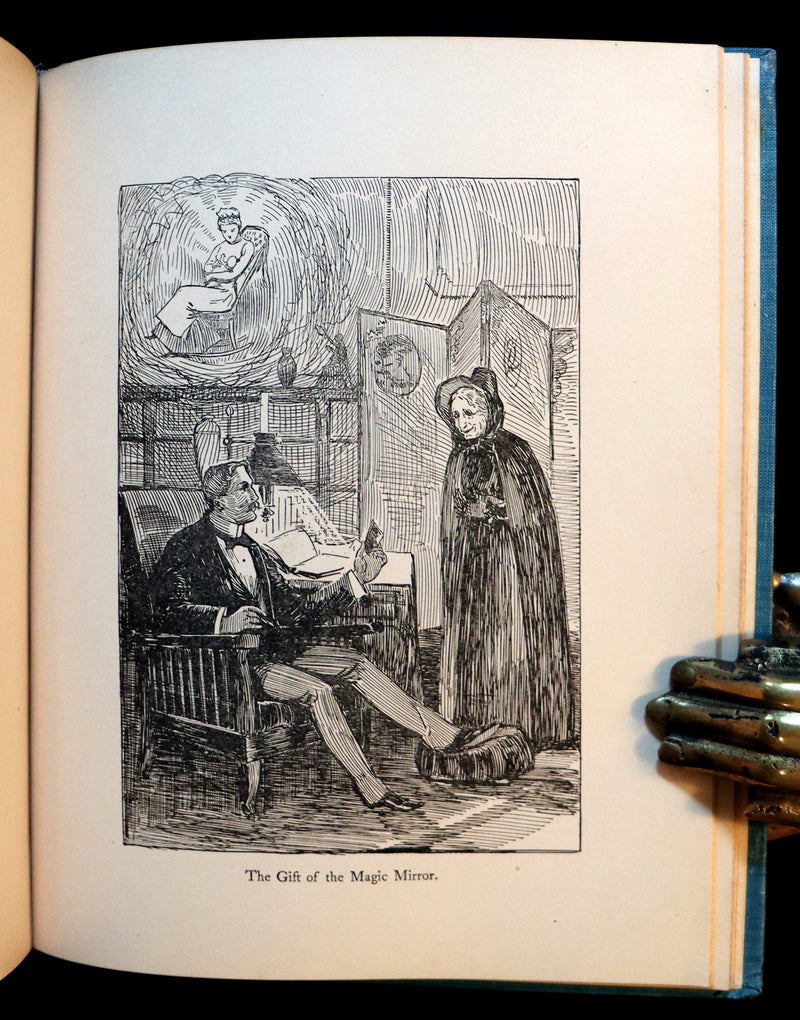 1890 Scarce First Edition Book - Return of the Fairies by Charles J. Bellamy Illustrated by Charles W. Reed.