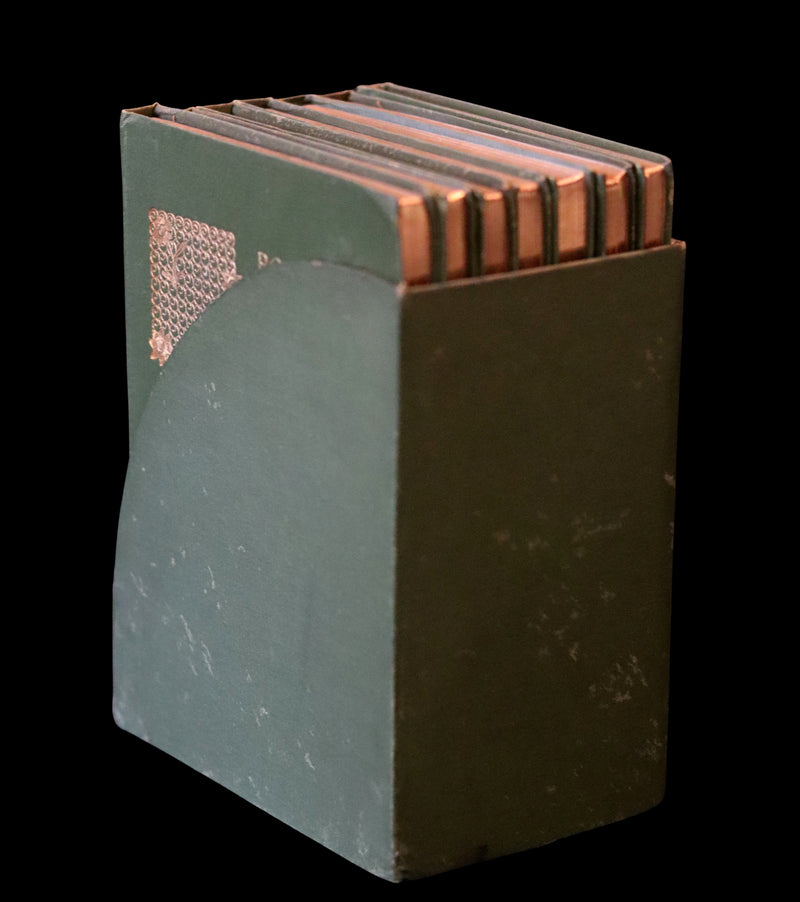 1899 Scarce Pre-Raphaelite Book set - Works of Dante Gabriel Rossetti - Siddal Edition with Bookcase.