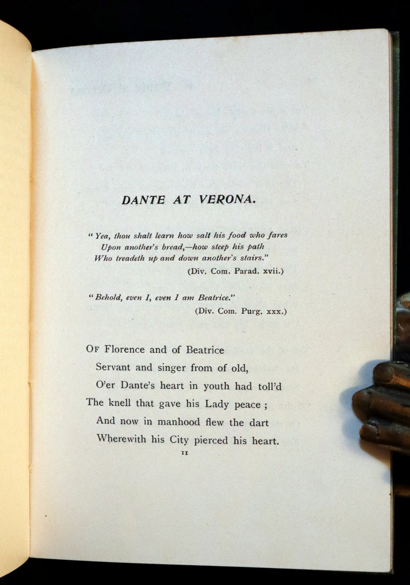 1899 Scarce Pre-Raphaelite Book set - Works of Dante Gabriel Rossetti - Siddal Edition with Bookcase.