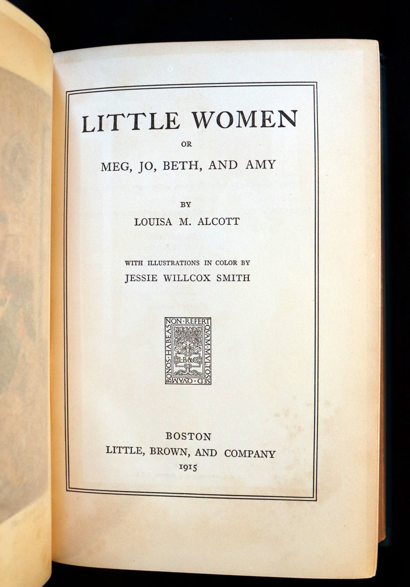 1915 Scarce First Edition illustrated by Jessie Willcox Smith - LITTLE WOMEN by Louisa May Alcott.
