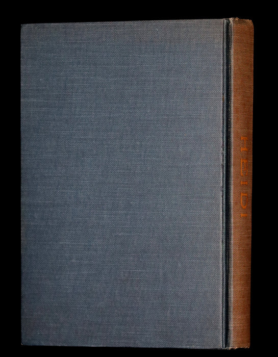 1924 Rare Book - HEIDI by Johanna Spyri. First Edition illustrated by Violet Moore Higgins.