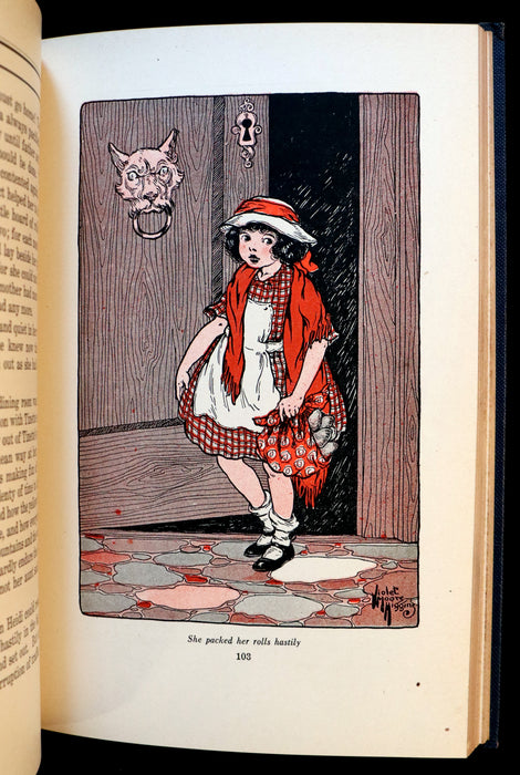 1924 Rare Book - HEIDI by Johanna Spyri. First Edition illustrated by Violet Moore Higgins.