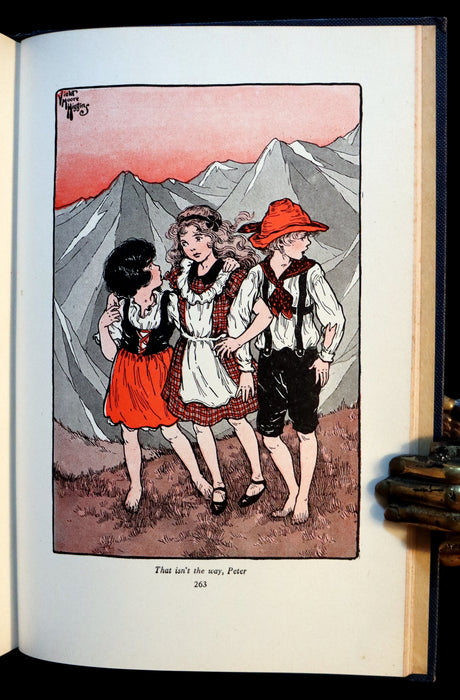 1924 Rare Book - HEIDI by Johanna Spyri. First Edition illustrated by Violet Moore Higgins.