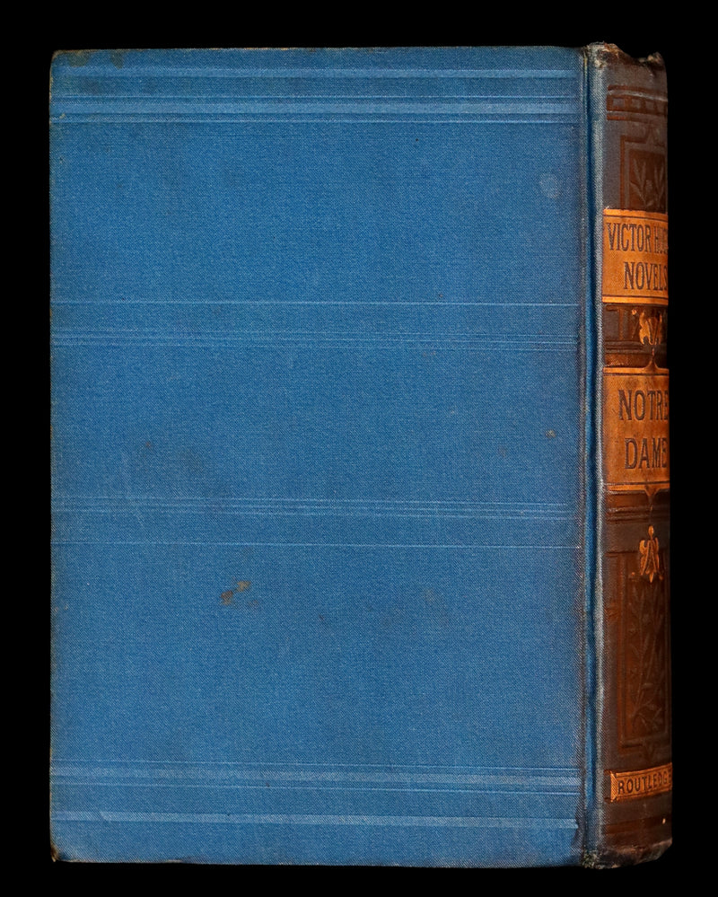 1890 Rare Victorian Gothic Book - Notre-Dame or The Bellringer of Paris by Victor Hugo.