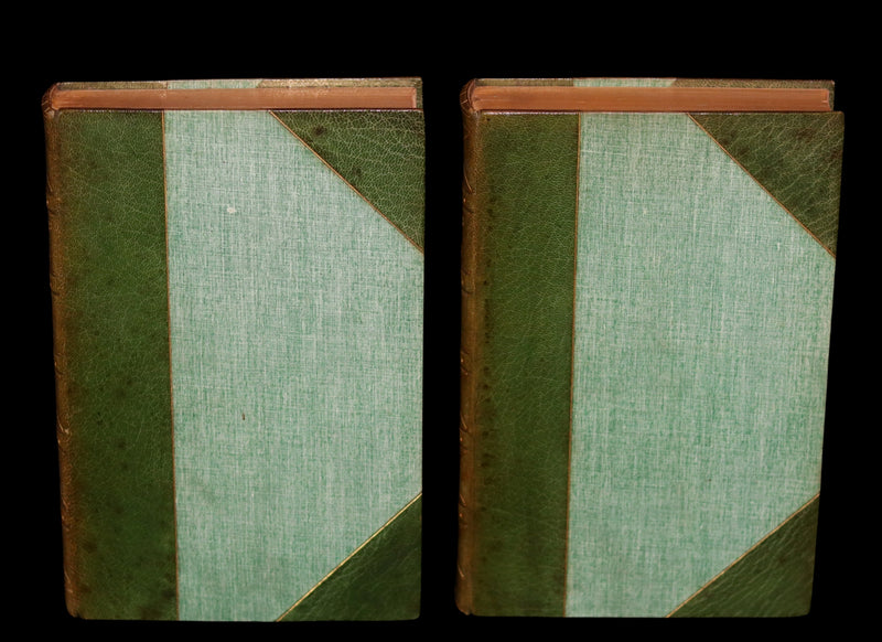 1900 Rare Book set bound for Hatchards - Le Morte Darthur, King Arthur and of His Noble Knights of the Round Table.
