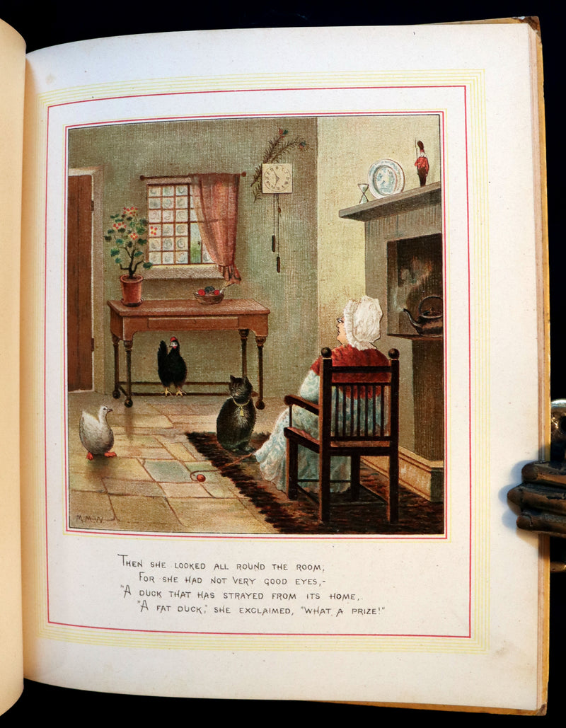 1883 First Edition illustrated by Marion M. Wingrave - QUACKS The Ugly Duckling From Andersen's Fairy Tales.