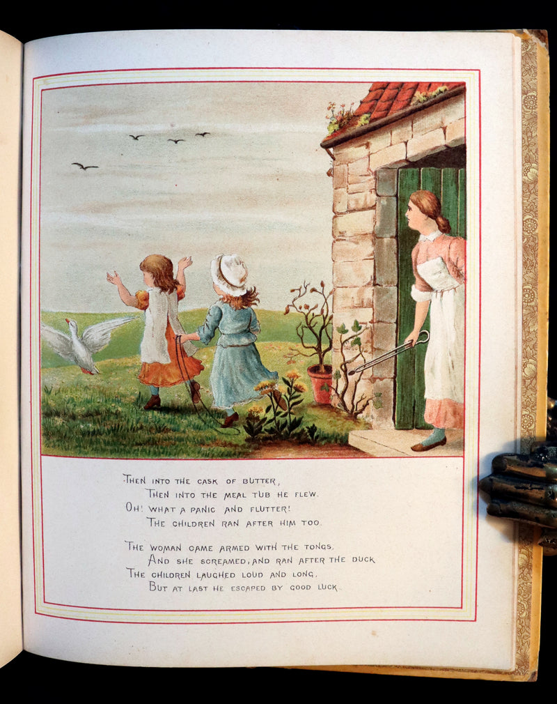 1883 First Edition illustrated by Marion M. Wingrave - QUACKS The Ugly Duckling From Andersen's Fairy Tales.