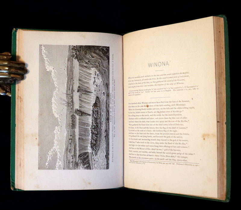 1881 Rare First Edition Book signed by the Author ~ LEGENDS OF THE NORTHWEST by Hanford Lennox Gordon.