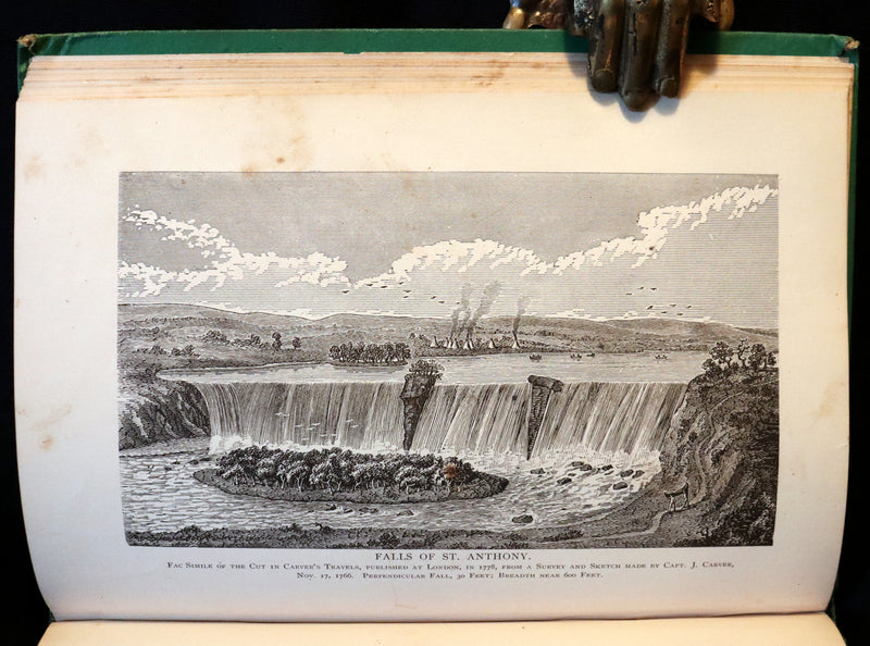 1881 Rare First Edition Book signed by the Author ~ LEGENDS OF THE NORTHWEST by Hanford Lennox Gordon.