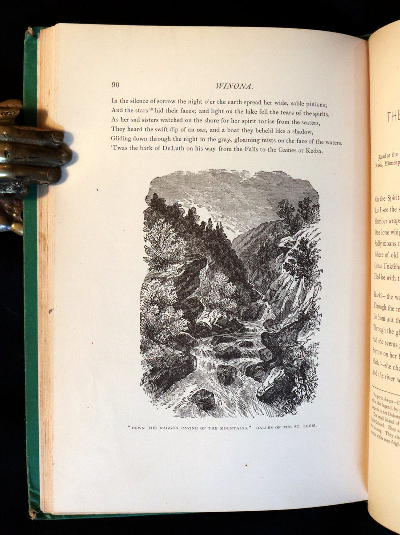 1881 Rare First Edition Book signed by the Author ~ LEGENDS OF THE NORTHWEST by Hanford Lennox Gordon.