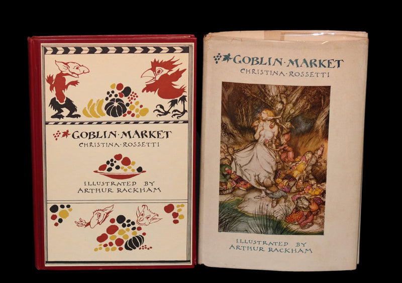 1933 Rare First US Edition - Goblin Market by Christina Rossetti illustrated by Arthur Rackham.