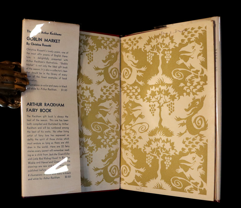 1933 Rare First US Edition - Goblin Market by Christina Rossetti illustrated by Arthur Rackham.