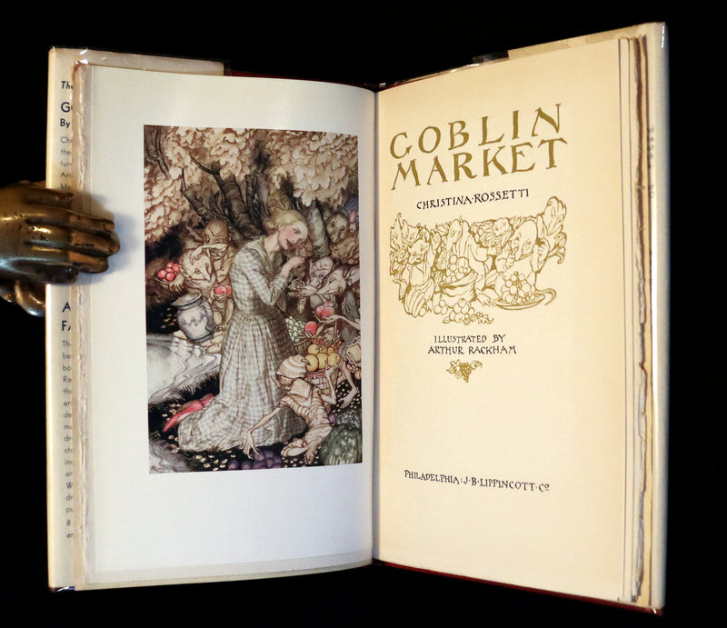 1933 Rare First US Edition - Goblin Market by Christina Rossetti illustrated by Arthur Rackham.
