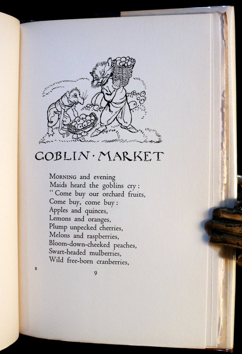1933 Rare First US Edition - Goblin Market by Christina Rossetti illustrated by Arthur Rackham.