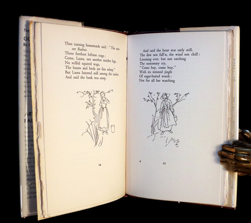 1933 Rare First US Edition - Goblin Market by Christina Rossetti illustrated by Arthur Rackham.