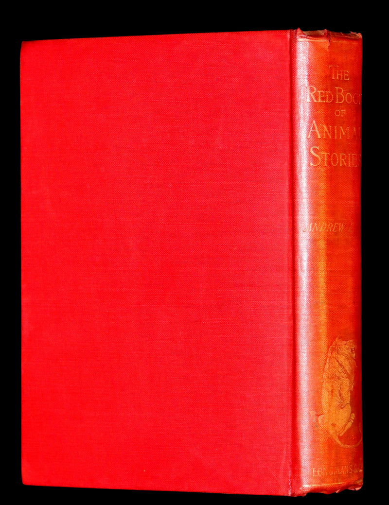 1899 First Edition - The RED BOOK of ANIMAL STORIES by Andrew Lang Illustrated by H.J. FORD.