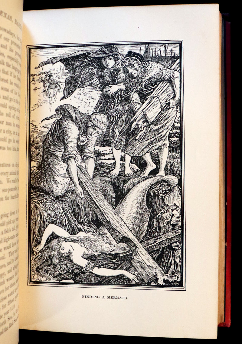 1899 First Edition - The RED BOOK of ANIMAL STORIES by Andrew Lang Illustrated by H.J. FORD.