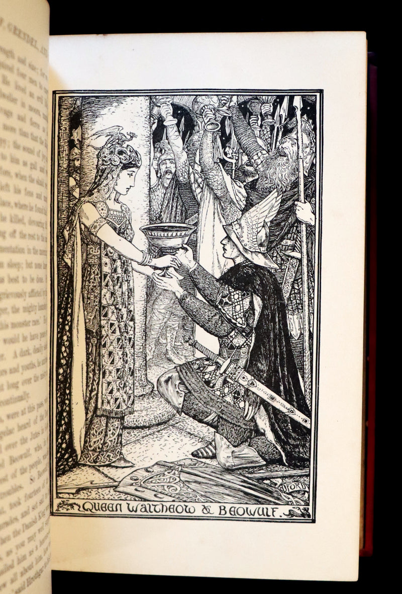 1899 First Edition - The RED BOOK of ANIMAL STORIES by Andrew Lang Illustrated by H.J. FORD.