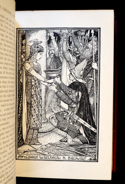 1899 First Edition - The RED BOOK of ANIMAL STORIES by Andrew Lang Illustrated by H.J. FORD.