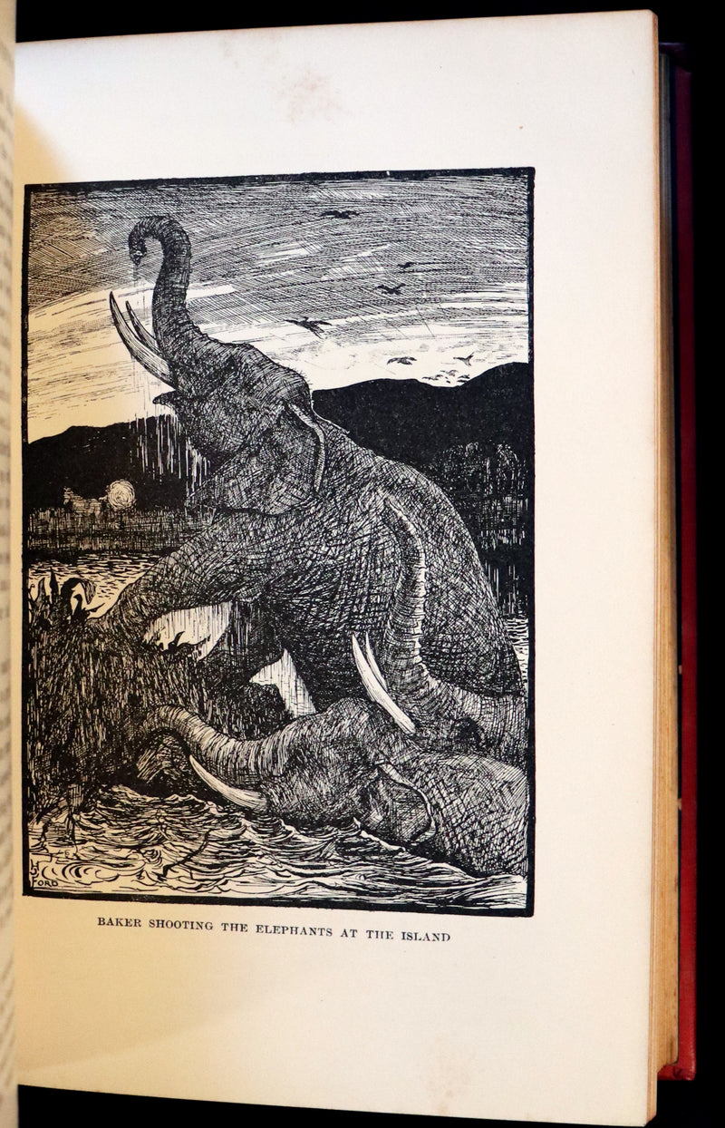 1899 First Edition - The RED BOOK of ANIMAL STORIES by Andrew Lang Illustrated by H.J. FORD.