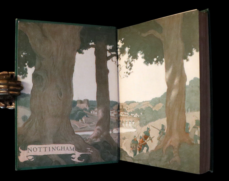 1917 Rare First Edition - ROBIN HOOD illustrated by N.C. Wyeth.