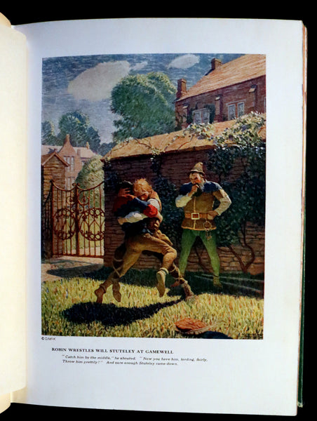 1917 Rare First Edition - ROBIN HOOD illustrated by N.C. Wyeth.