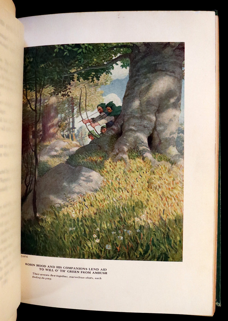 1917 Rare First Edition - ROBIN HOOD illustrated by N.C. Wyeth.