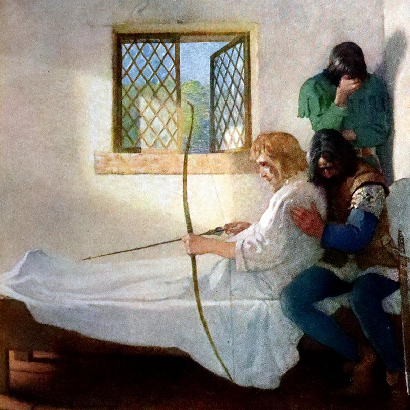 1917 Rare First Edition - ROBIN HOOD illustrated by N.C. Wyeth.