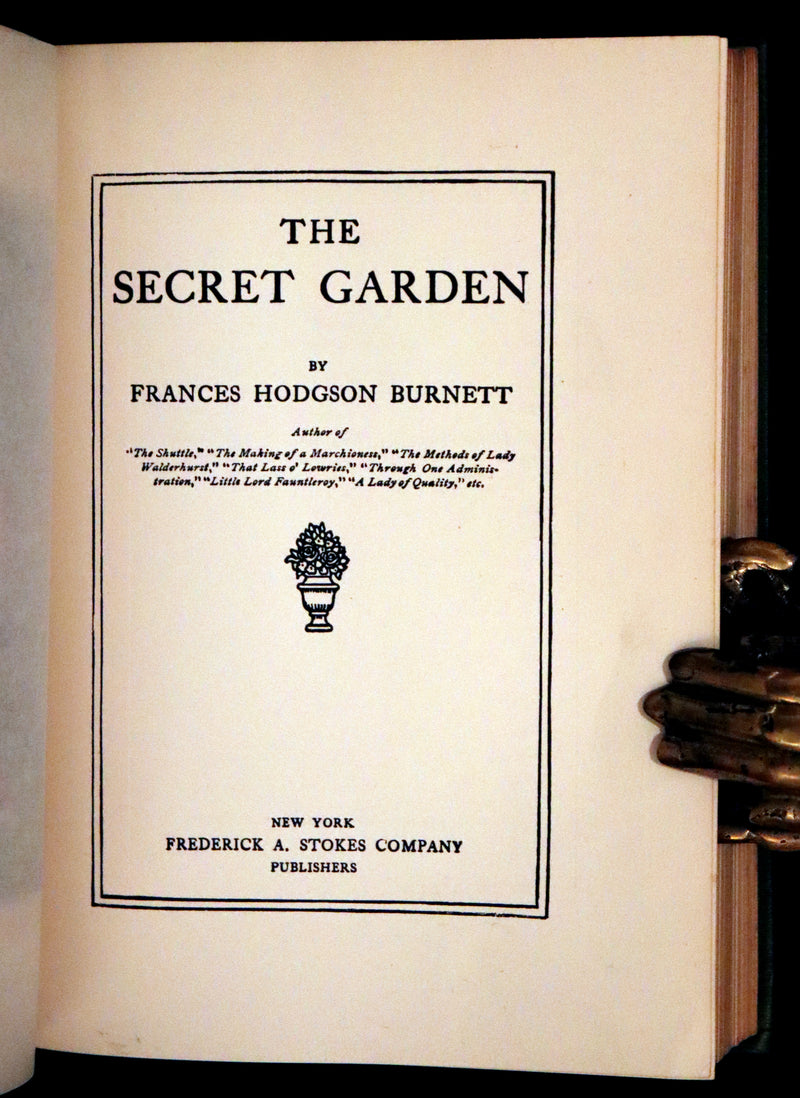 1911 Rare First Edition - The SECRET GARDEN by Frances Hodgson Burnett.