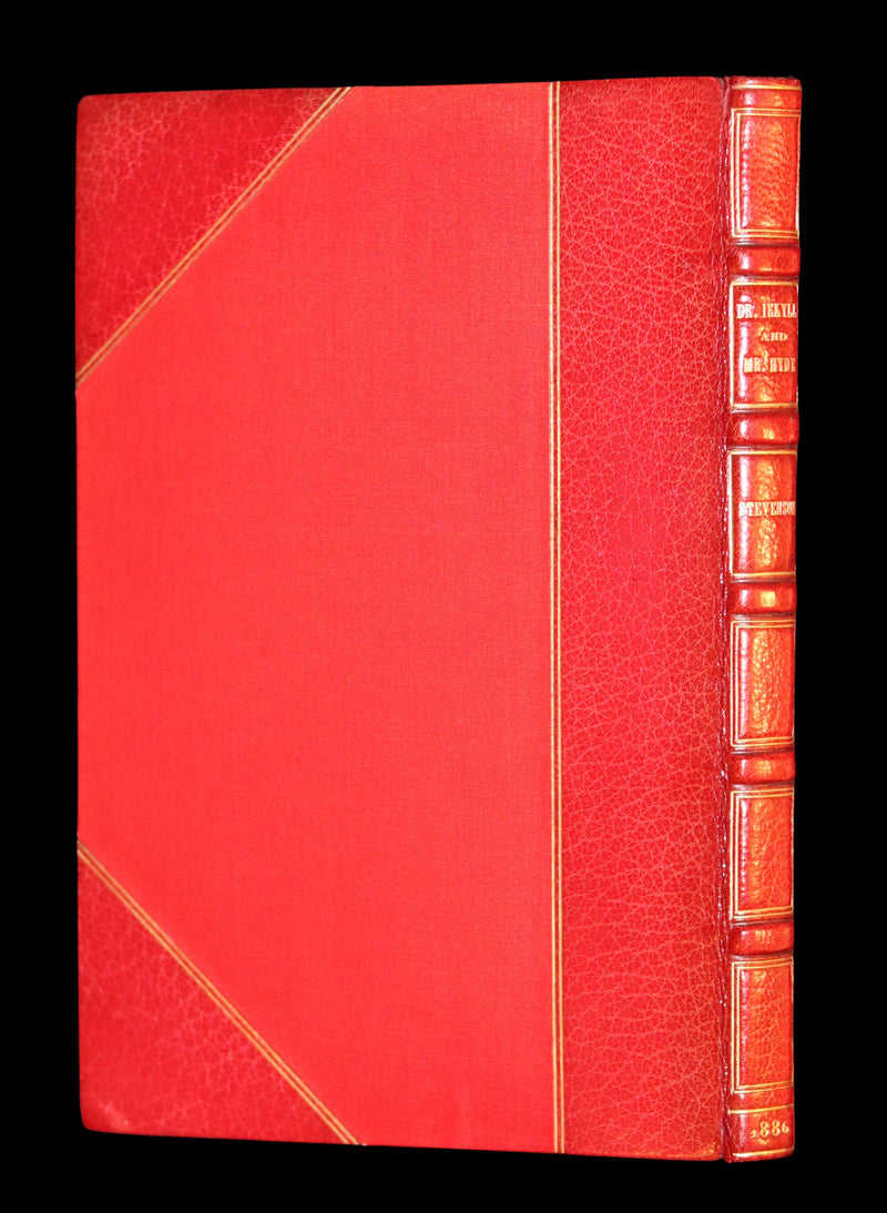 1886 Rare Book in Bickers & Son Binding - Dr Jekyll and Mr Hyde by Stevenson. Second Edition.