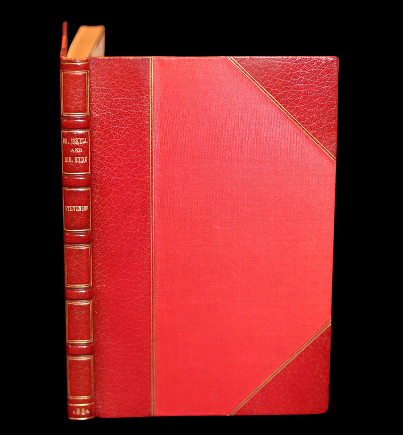 1886 Rare Book in Bickers & Son Binding - Dr Jekyll and Mr Hyde by Stevenson. Second Edition.