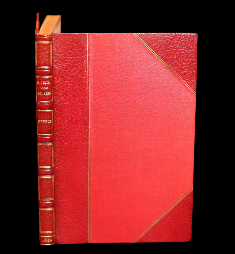 1886 Rare Book in Bickers & Son Binding - Dr Jekyll and Mr Hyde by Stevenson. Second Edition.
