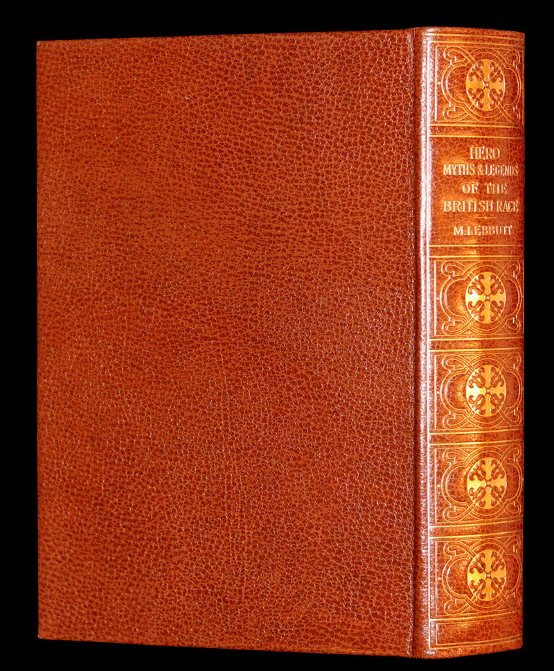 1924 Rare Book - Hero-Myths & Legends of the British Race by Maud Isabel Ebbutt. Illustrated.