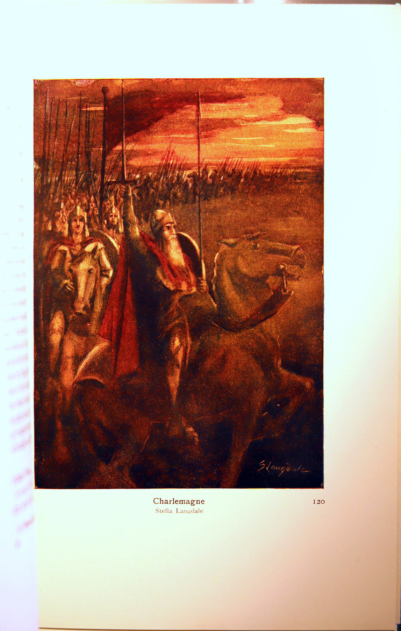 1924 Rare Book - Hero-Myths & Legends of the British Race by Maud Isabel Ebbutt. Illustrated.