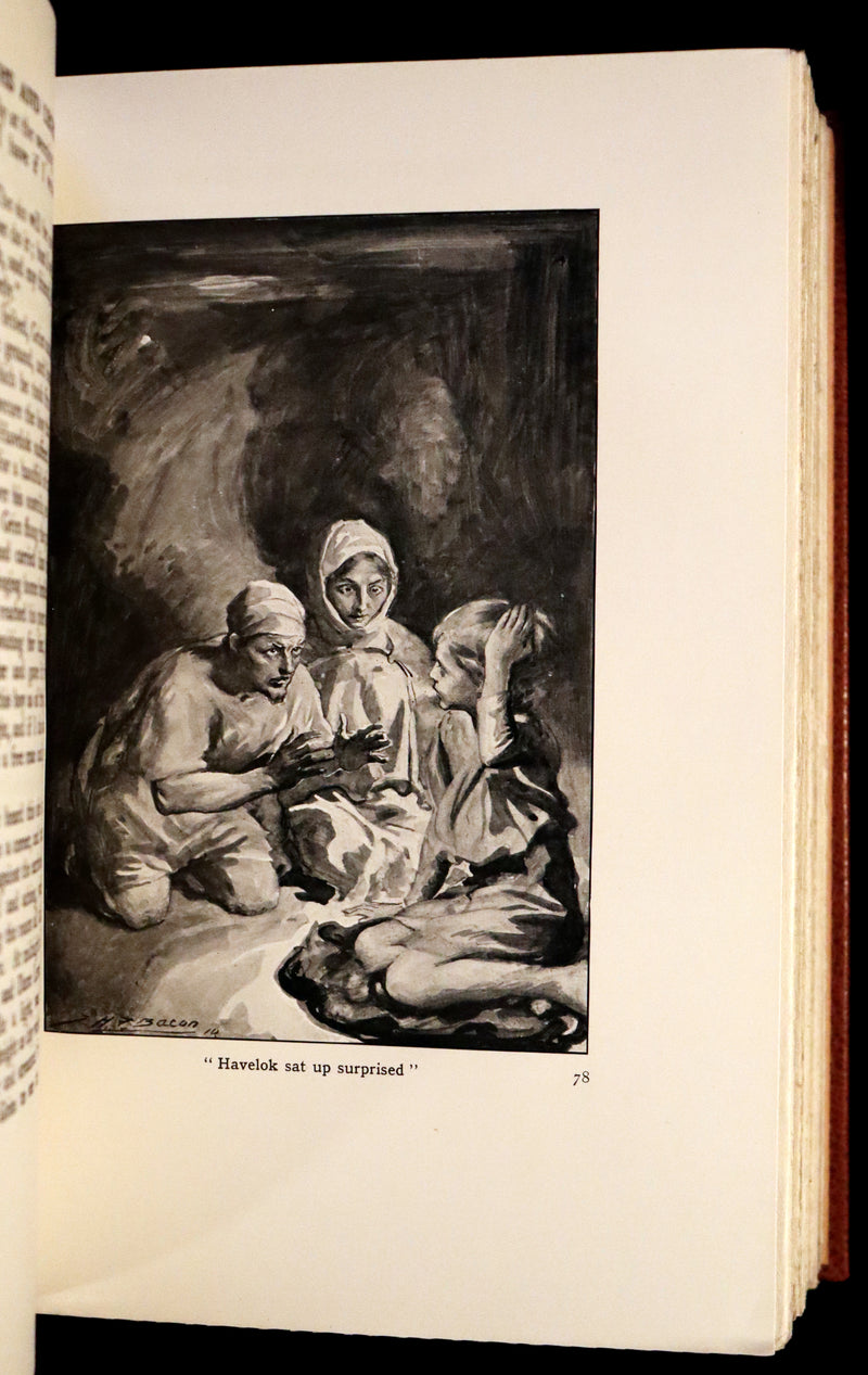 1924 Rare Book - Hero-Myths & Legends of the British Race by Maud Isabel Ebbutt. Illustrated.