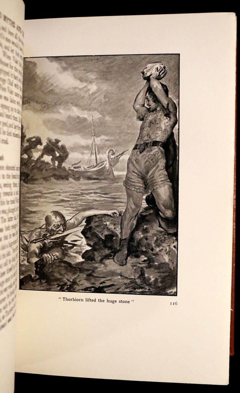 1924 Rare Book - Hero-Myths & Legends of the British Race by Maud Isabel Ebbutt. Illustrated.
