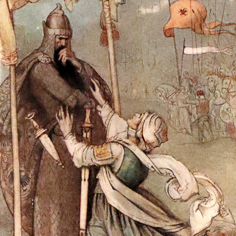 1924 Rare Book - Hero-Myths & Legends of the British Race by Maud Isabel Ebbutt. Illustrated.