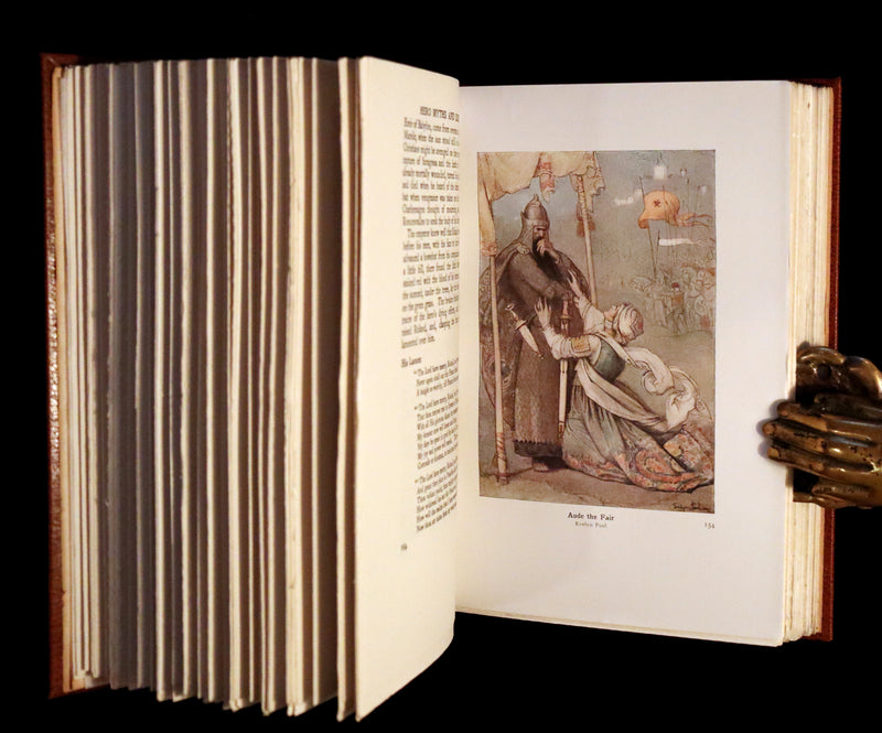 1924 Rare Book - Hero-Myths & Legends of the British Race by Maud Isabel Ebbutt. Illustrated.