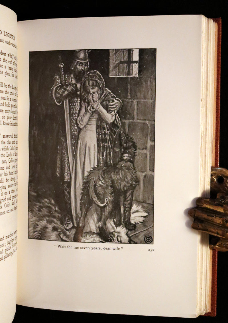 1924 Rare Book - Hero-Myths & Legends of the British Race by Maud Isabel Ebbutt. Illustrated.