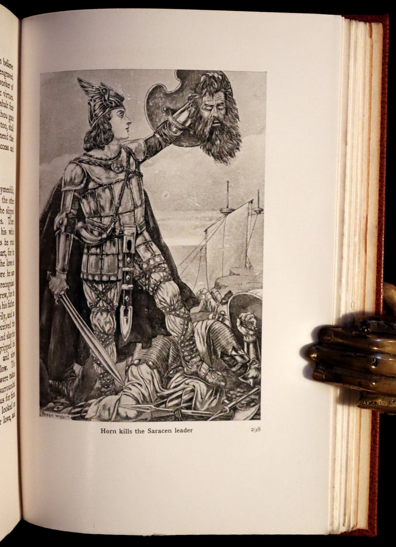 1924 Rare Book - Hero-Myths & Legends of the British Race by Maud Isabel Ebbutt. Illustrated.