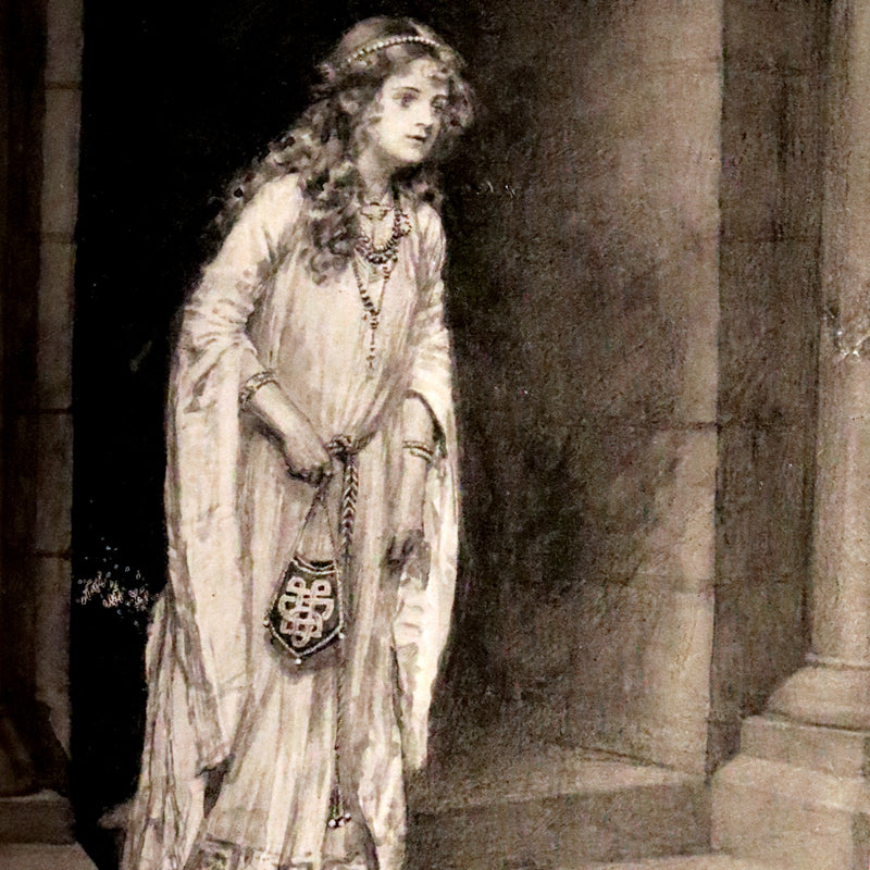 1924 Rare Book - Hero-Myths & Legends of the British Race by Maud Isabel Ebbutt. Illustrated.