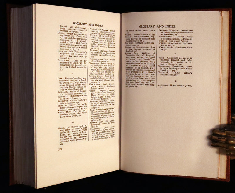 1924 Rare Book - Hero-Myths & Legends of the British Race by Maud Isabel Ebbutt. Illustrated.