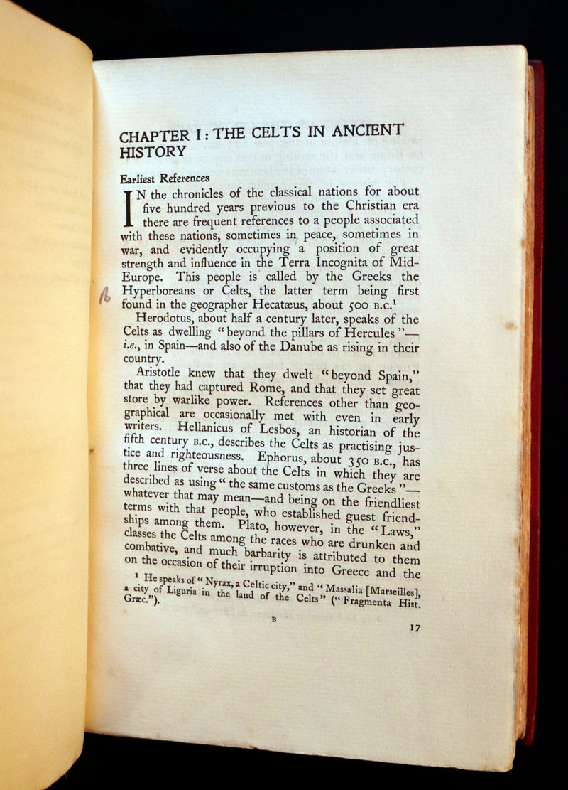 1911 First Edition bound by Morrell - Myths & Legends of the CELTIC Race by Thomas William Hazen Rolleston. Illustrated.