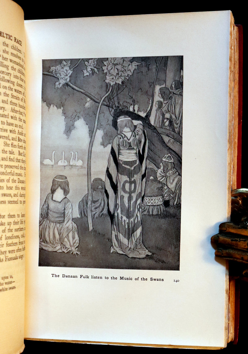 1911 First Edition bound by Morrell - Myths & Legends of the CELTIC Race by Thomas William Hazen Rolleston. Illustrated.