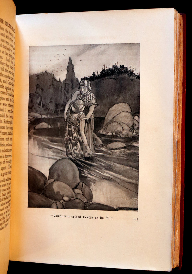 1911 First Edition bound by Morrell - Myths & Legends of the CELTIC Race by Thomas William Hazen Rolleston. Illustrated.