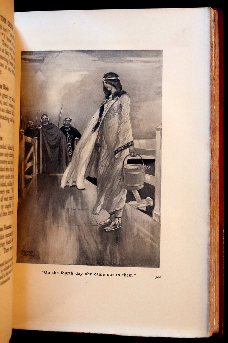 1911 First Edition bound by Morrell - Myths & Legends of the CELTIC Race by Thomas William Hazen Rolleston. Illustrated.