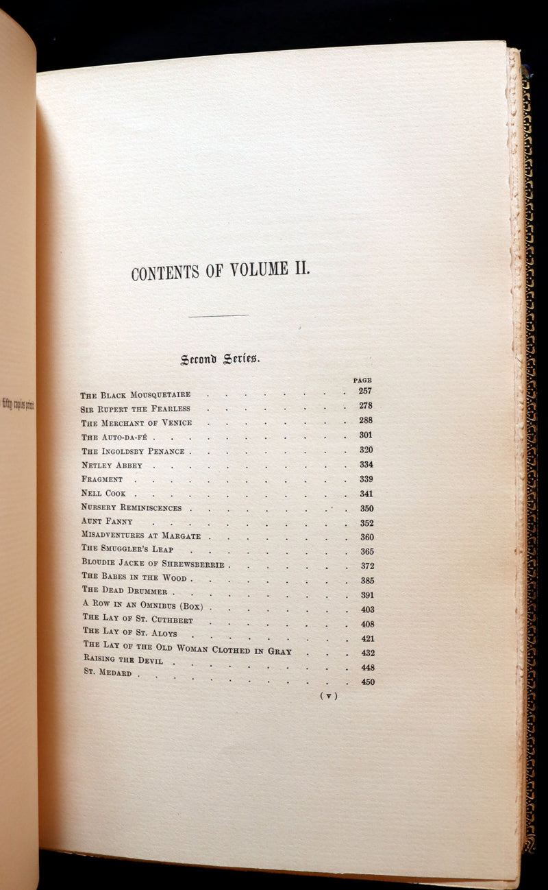 1885 Limited Edition in a Beautiful Binding - INGOLDSBY LEGENDS Illustrated. Myths, Legends & Ghost Stories.